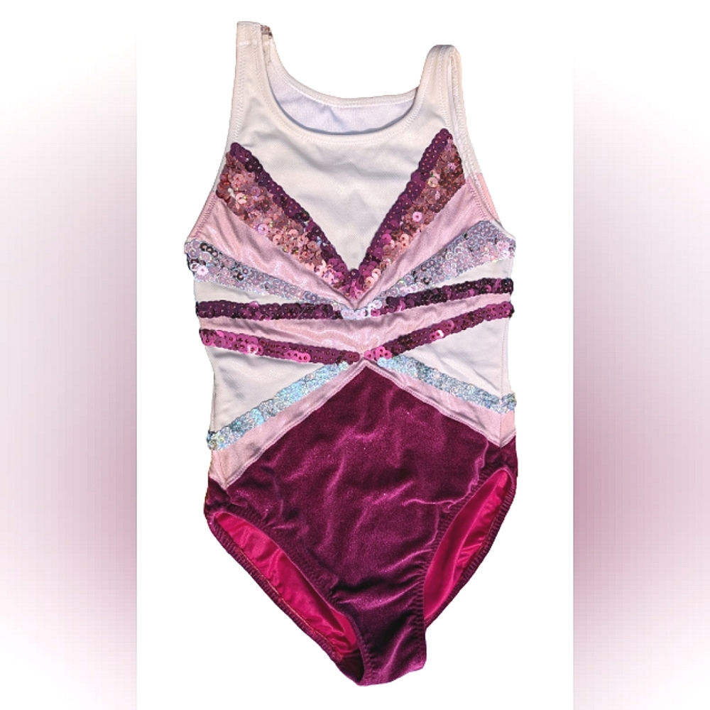 Hand crafted Artistic Swimming Bathing Suit Cheerleader Inspired Design